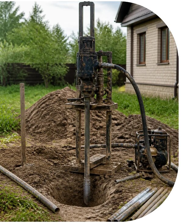 Бурение и обустройство абиссинской скважины в Чебаркуле